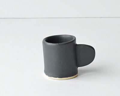 Espresso Cup - Matte Black - Disc Handle