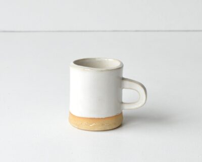 Espresso Cup - Gloss White - Arch Handle