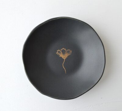 Ring Dish - Gold Flower