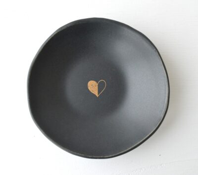 Ring Dish - Gold Heart