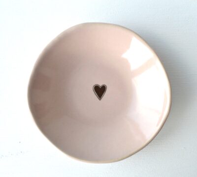 Ring Dish - Gold Heart