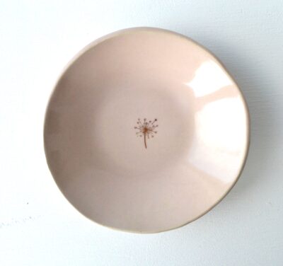 Ring Dish -Gold Flower