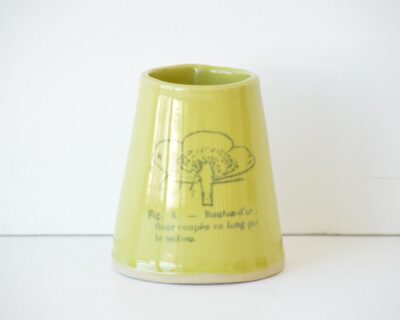 Modern Bud Vase - Chartreuse - Flower Botany