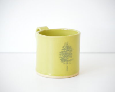 Classic  Mug - Chartreuse - Tree