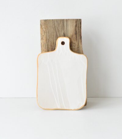 Cheese Board - Gloss White - Drip