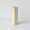 Hex Pattern Bud Vase - Red Hearts+ Gold Drip