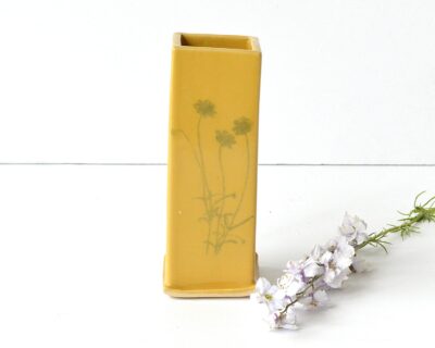 Square Bud Vase - Wildflowers - Yellow
