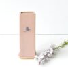 Square Bud Vase - Pink - Bird on  Twig