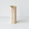 Hex Pattern Bud Vase - Pink Magnolia + Gold Drip