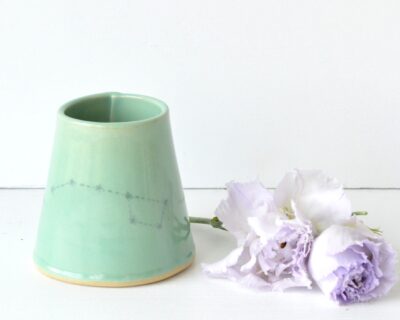 Modern Bud Vase - Green - Dipper
