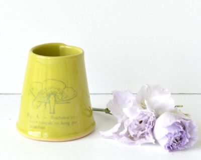 Modern Bud Vase - Chartreuse - Flower Botany
