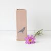 Square Bud Vase - Pink - Bird
