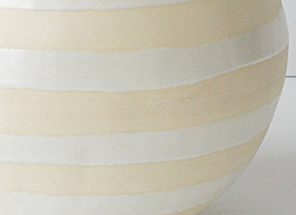 Large Sphere - White Stripe - Image 2