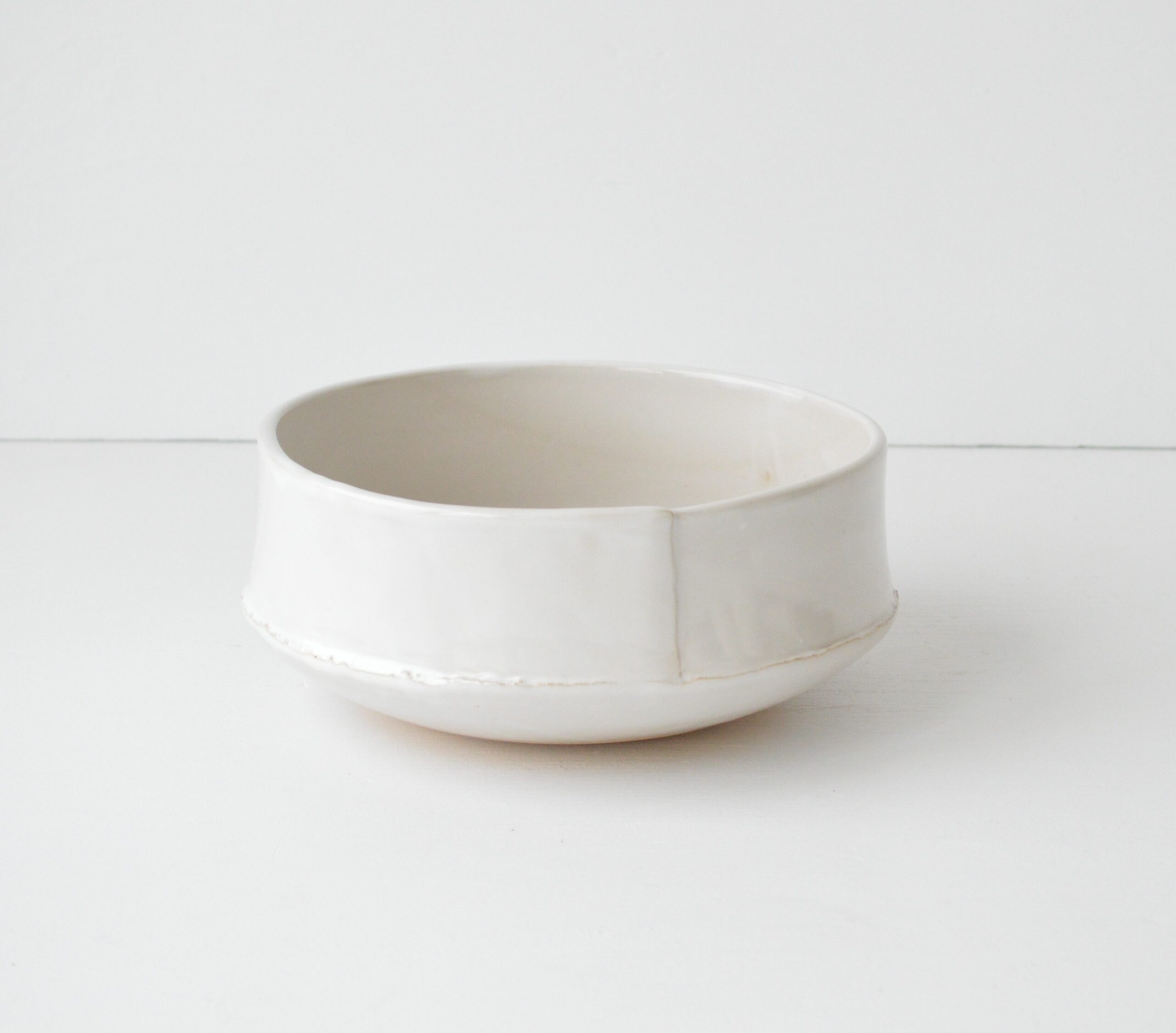 Mini Gourd Bowl - White