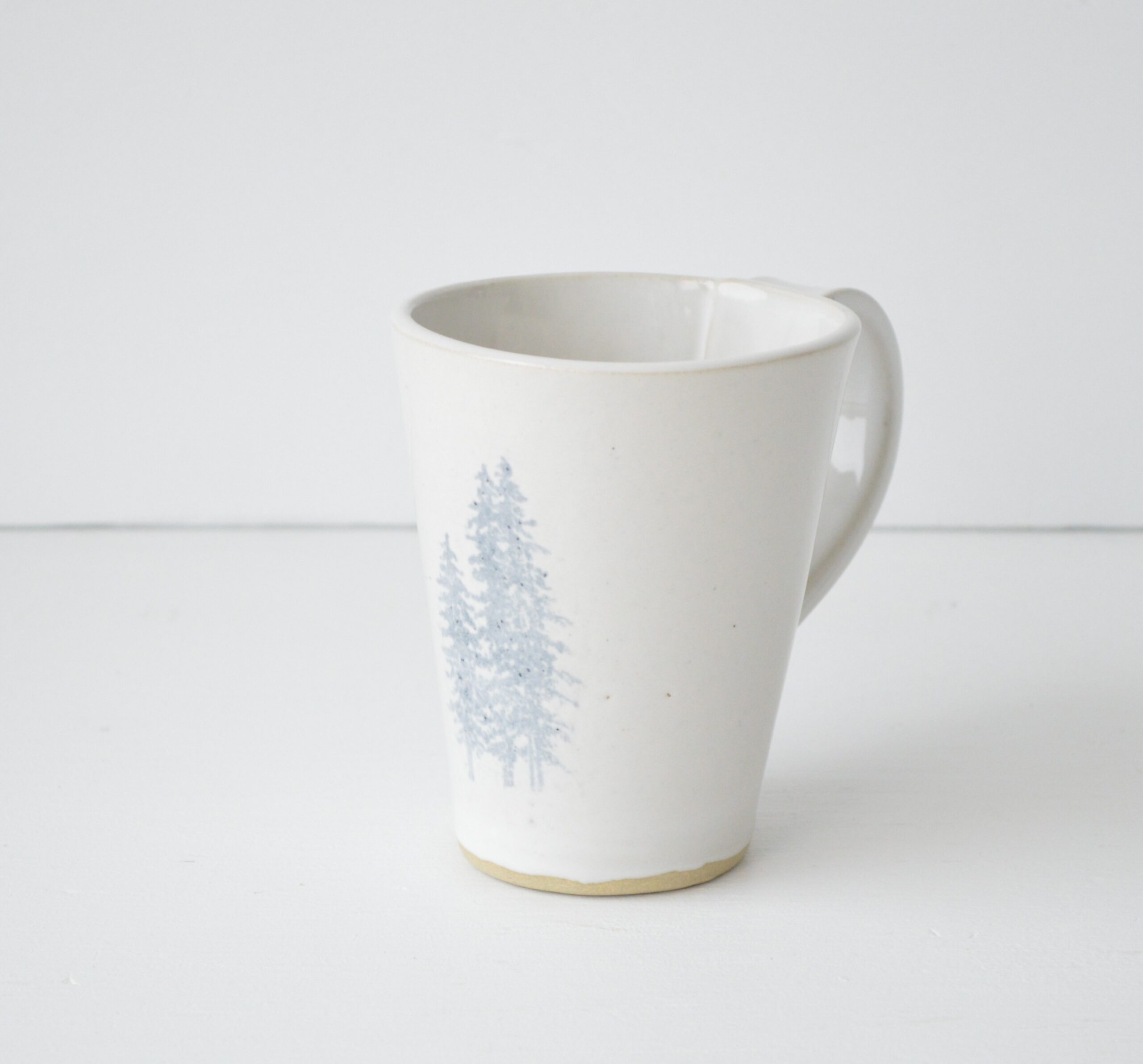 Tall Mug - White - Triple Tree