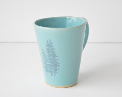 Tall Mug  - Turquoise - Triple Tree