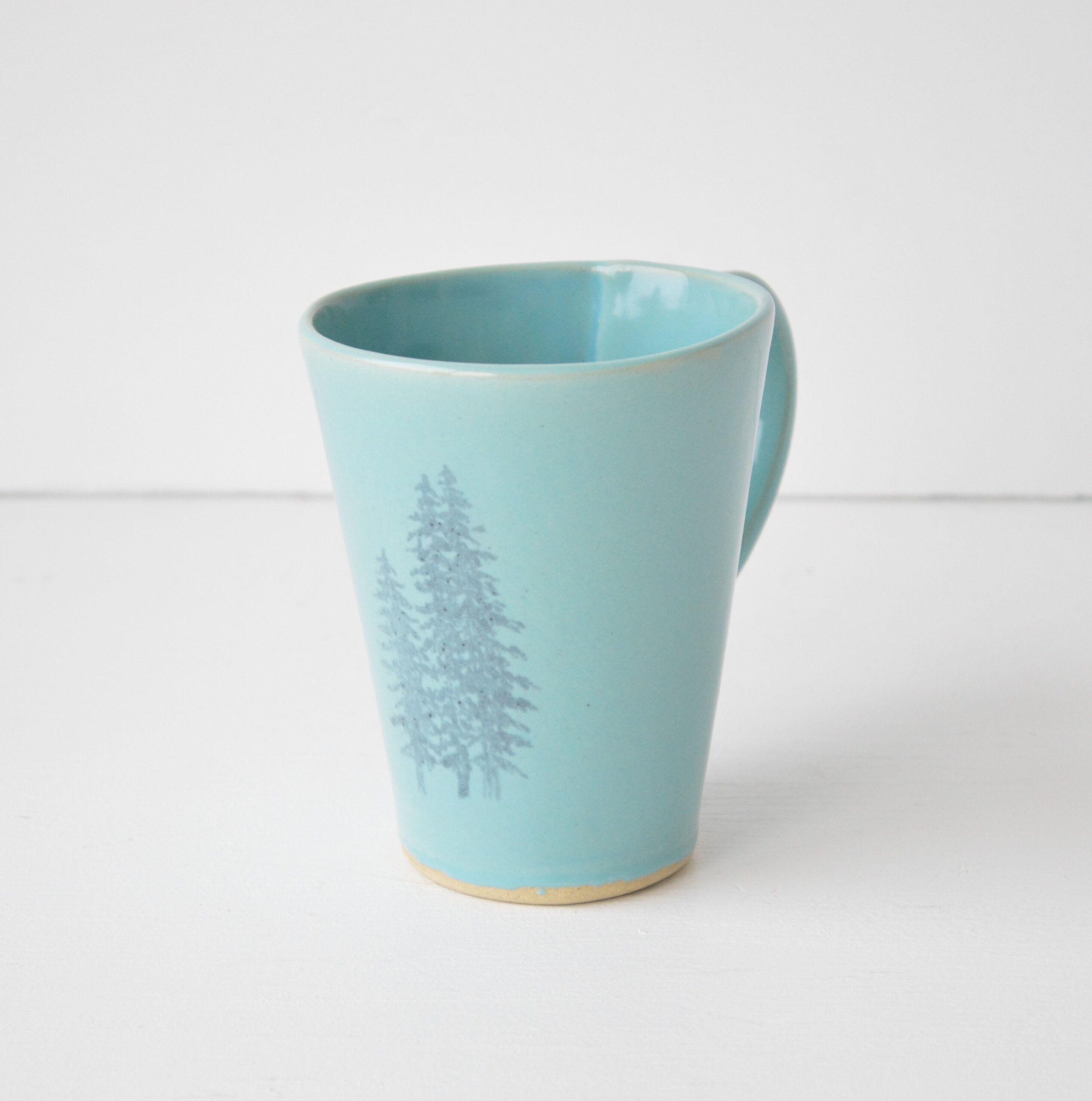 Tall Mug - Turquoise - Triple Tree