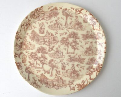 Toile Platter - Brown