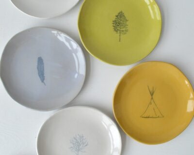 Round Signature Gift Plates