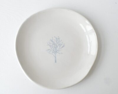 Winter Tree Plate - White