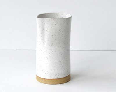 Stoneware Carafe -Speckled White